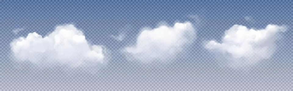 White light clouds in blue sky background Stock Illustration