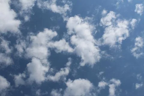 White light clouds Foto stock