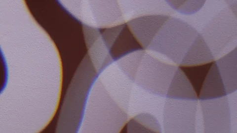 White light design on wall close Stock Footage 97816679