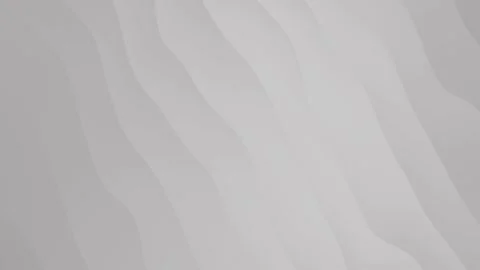 White light grey Abstract wavy background,  Wave motion. Smooth liquid animation Stock Footage 245175201