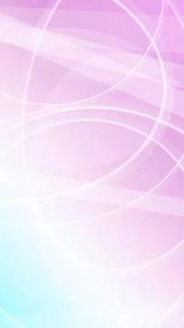 White light loops glide over a gentle pink gradient wash, forming a soothin.. 스톡 일러스트