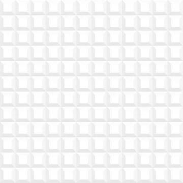 White light pattern of large three-dimensional squares Stock Illustration