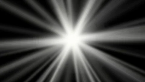 White Light Ray Burst Animation Clip Stockbeeldmateriaal 331716482