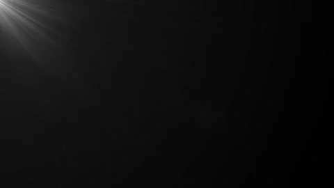 White light rays on black background. Heaven light animation. Dynamic light Stock Footage 296628387