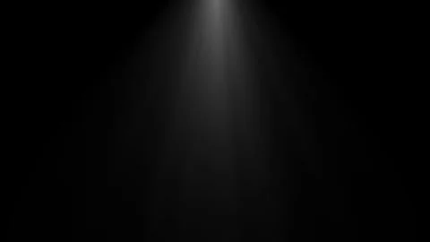 White light rays on black background. Heaven light animation. Dynamic light Stock Footage 296628441