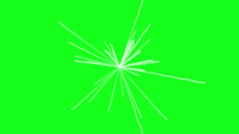 White Light Rays Bursting on Green Screen Background Stock Footage 330919301