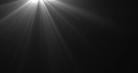 White Light Rays on Dark Background – Rotating Beam Loop Animation 60 fps Stock Footage 332057442