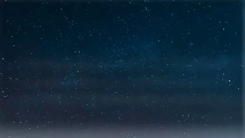 White light from the stars at night. Stock Footage 128627366