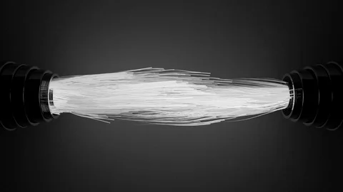 White Light Streaks Between Tubes Stock Footage 77329379