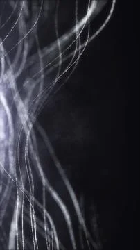 White light streaks on a dark background Stock Illustration