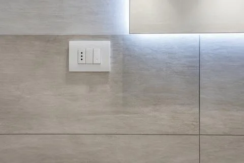 White Light Switch Stock Photos