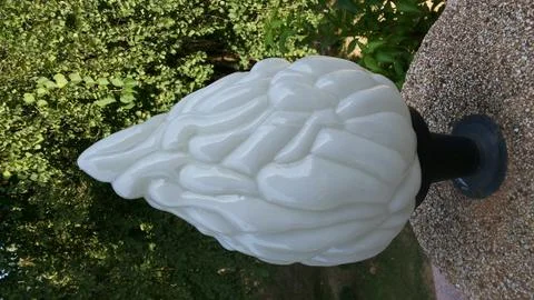 White light a torch 库存照片