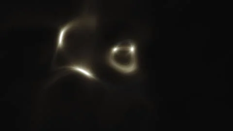 White light waves and rings in the blackness Vidéo 315008077