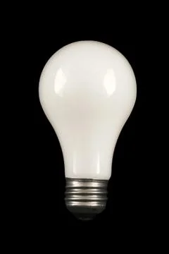 White lightbulb Stock Photos