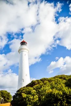 White lighthouse1 写真素材