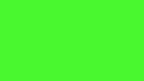 White lightning storm effect on green screen Stock Footage 345037619