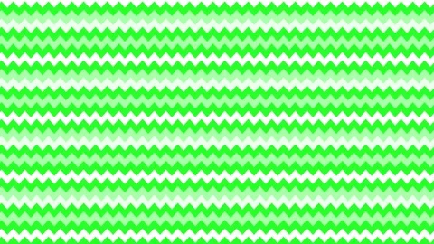 White lime green zigzag pattern background loop moving left. Simple zig zag.. Stock Footage 247021303