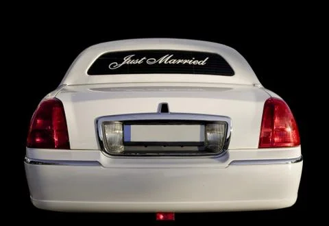 White limo Stock Photos