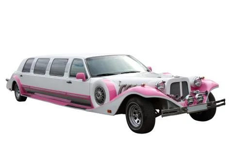 White limousine Stock Photos