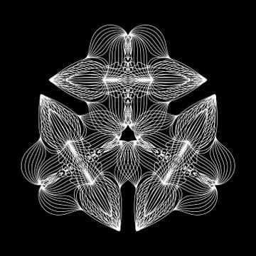 White Line abstract Stock-Illustration