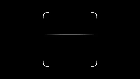 White line box QR code scanning loop animation Stock Footage 276104873