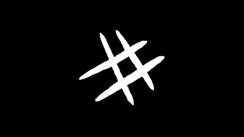 White line construction icon isolated on a black background. 스톡 동영상 277125390