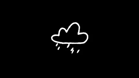 White line construction icon isolated on a black background. Stock Footage 277125391