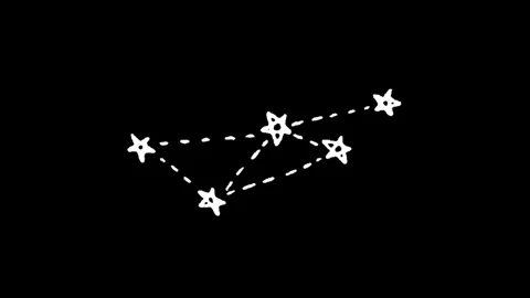 White line construction icon isolated on a black background. Elements shape.. Stock Footage 277274051