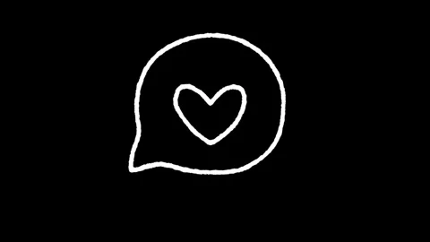 White line construction icon isolated on a black background. Elements shape.. Stock Footage 277274052