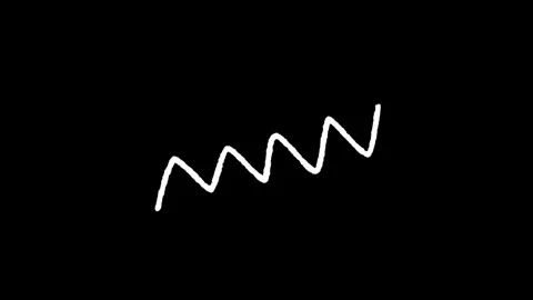 White line construction icon isolated on a black background. Elements shape.. Stock Footage 277274054