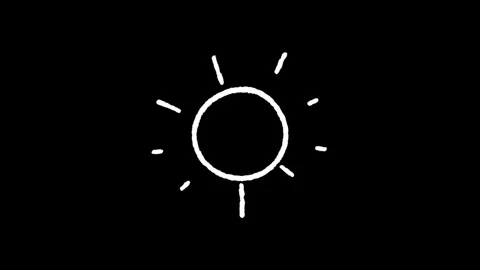White line construction icon isolated on a black background. Elements shape.. Stock Footage 277274075