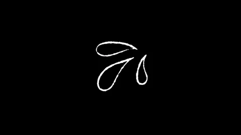 White line construction icon isolated on a black background. Elements shape.. Stock Footage 277274082