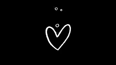 White line construction icon isolated on a black background. Elements shape.. Stock Footage 277274098