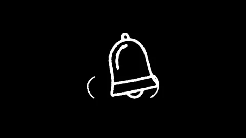 White line construction icon isolated on a black background. Elements shape.. Stock Footage 277274099