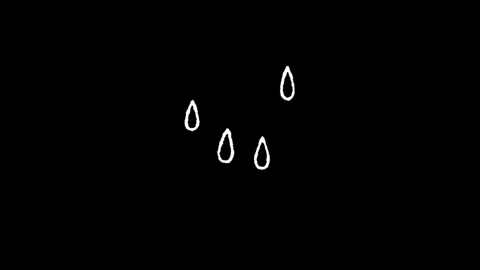 White line construction icon isolated on a black background. Elements shape.. Stock Footage 277274111