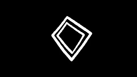 White line construction icon isolated on a black background. Elements shape.. Stock Footage 277274120