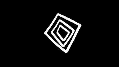 White line construction icon isolated on a black background. Elements shape.. Stock Footage 277274134
