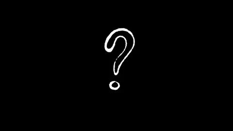 White line construction icon isolated on a black background. Elements shape.. Stock Footage 277274146