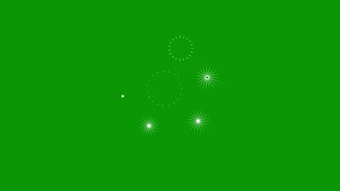 White line flat vector explosions motion effects with firework cartoon styl.. Video stock 337786501
