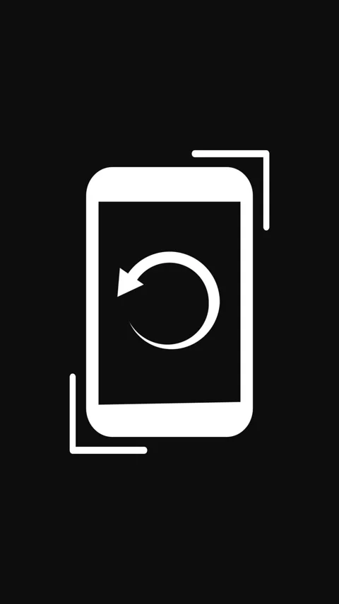 A white line forming corners then revealing a white smartphone with an auto.. Stock Footage 338210438