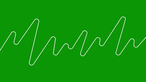 White line green Video stock 284805809