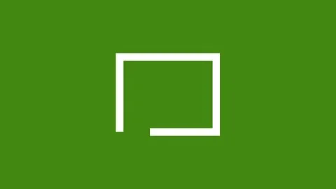 White Line Move in the Rectangle animation video Stock Footage 167442451