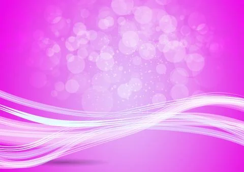 White line on Pink abstract background Stock Illustration