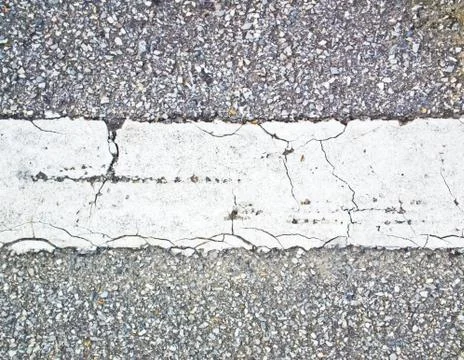 White line on the road Stock Photos