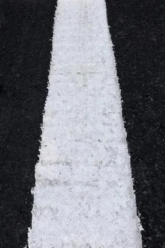 White line on the road Stock Photos