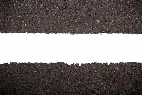 White line on road texture Stock Photos