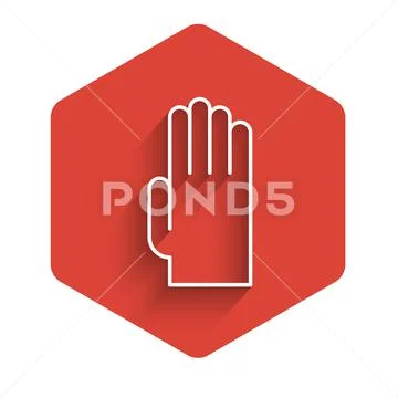 Latex Free Icon Isolated on White Background Stock Vector