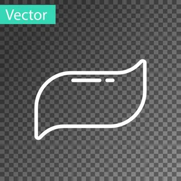 White line Toothpaste icon isolated on transparent background. Vector 스톡 일러스트