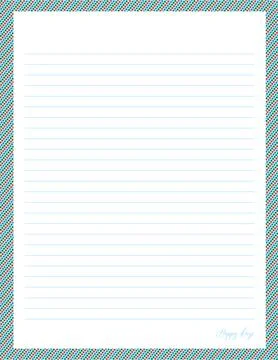 White lined notebook paper Illustrazione stock
