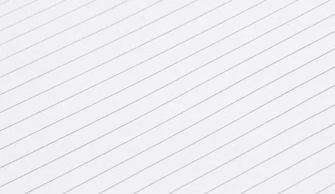 White Lined Notebook Paper Texture Background Stock Photos